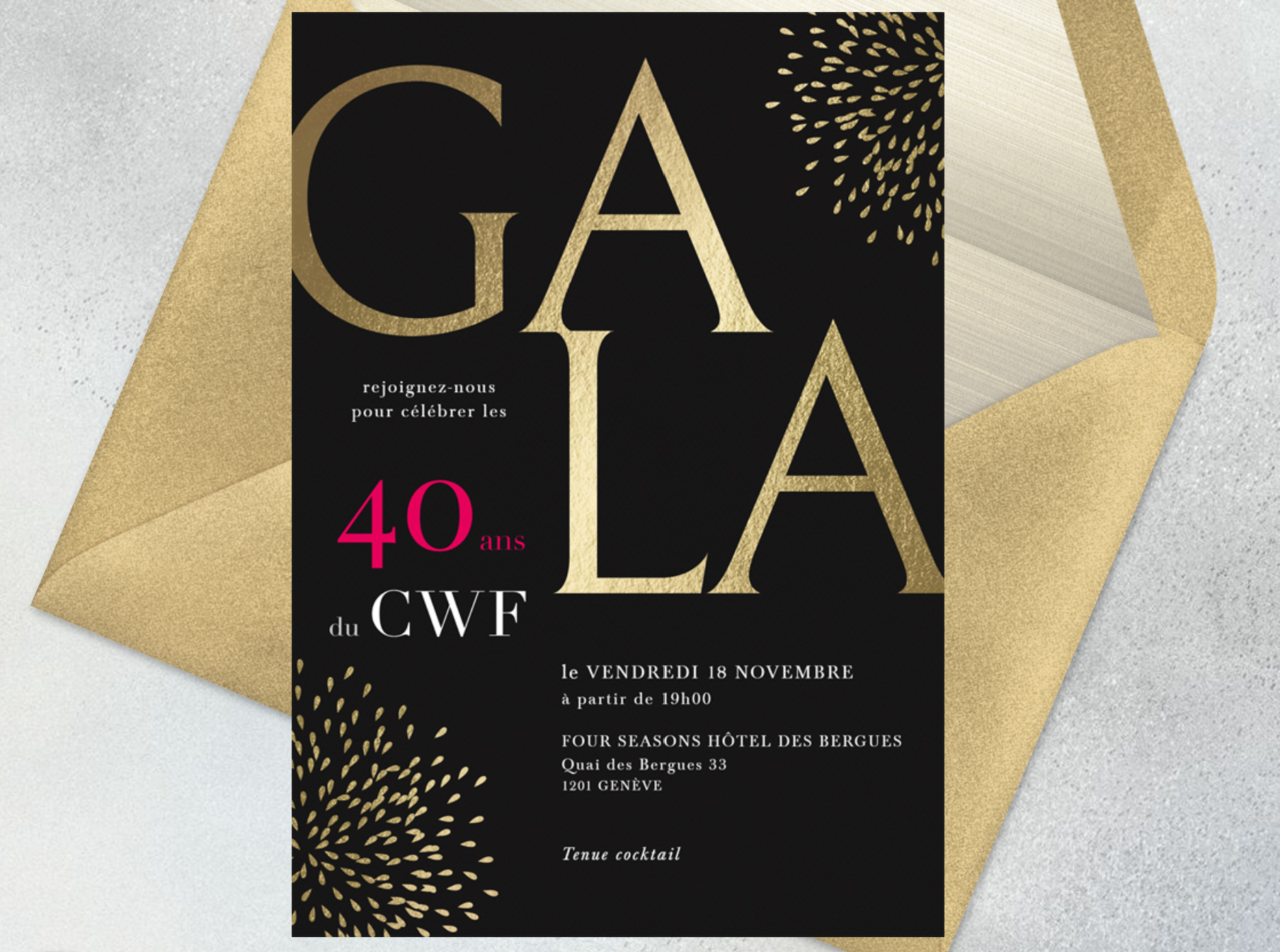 CWF 40th anniversary – GALA DINNER – CWF Official Website